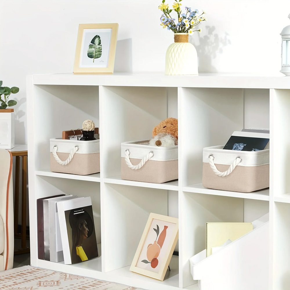 ৩টি মাঝারি সাইজের ফোল্ডেবল স্টোরেজ বাস্কেট - Image 2