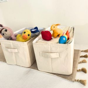 ২টি বড় সাইজের ফোল্ডেবল স্টোরেজ বাস্কেট