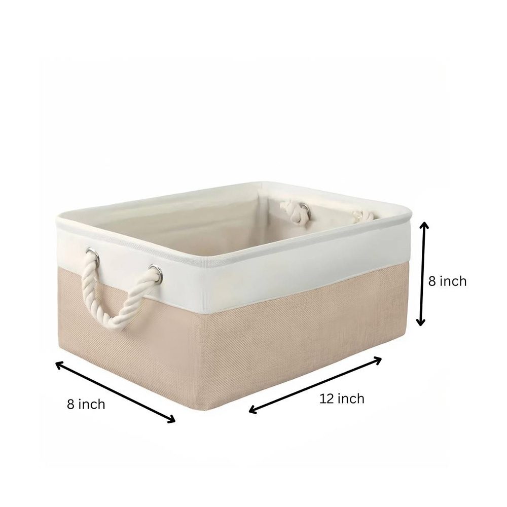 ৩টি মাঝারি সাইজের ফোল্ডেবল স্টোরেজ বাস্কেট - Image 3