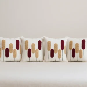 ৪টি কুশন কভার - ১৪x১৪ ইঞ্চি