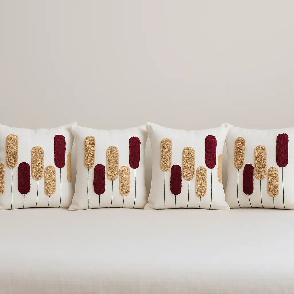 ৪টি কুশন কভার - ১৪x১৪ ইঞ্চি