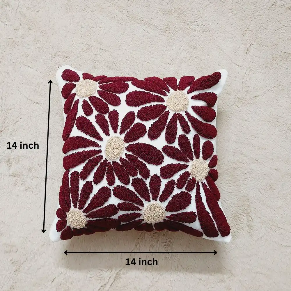 ২টি কুশন কভার - ১৪x১৪ ইঞ্চি - Image 3