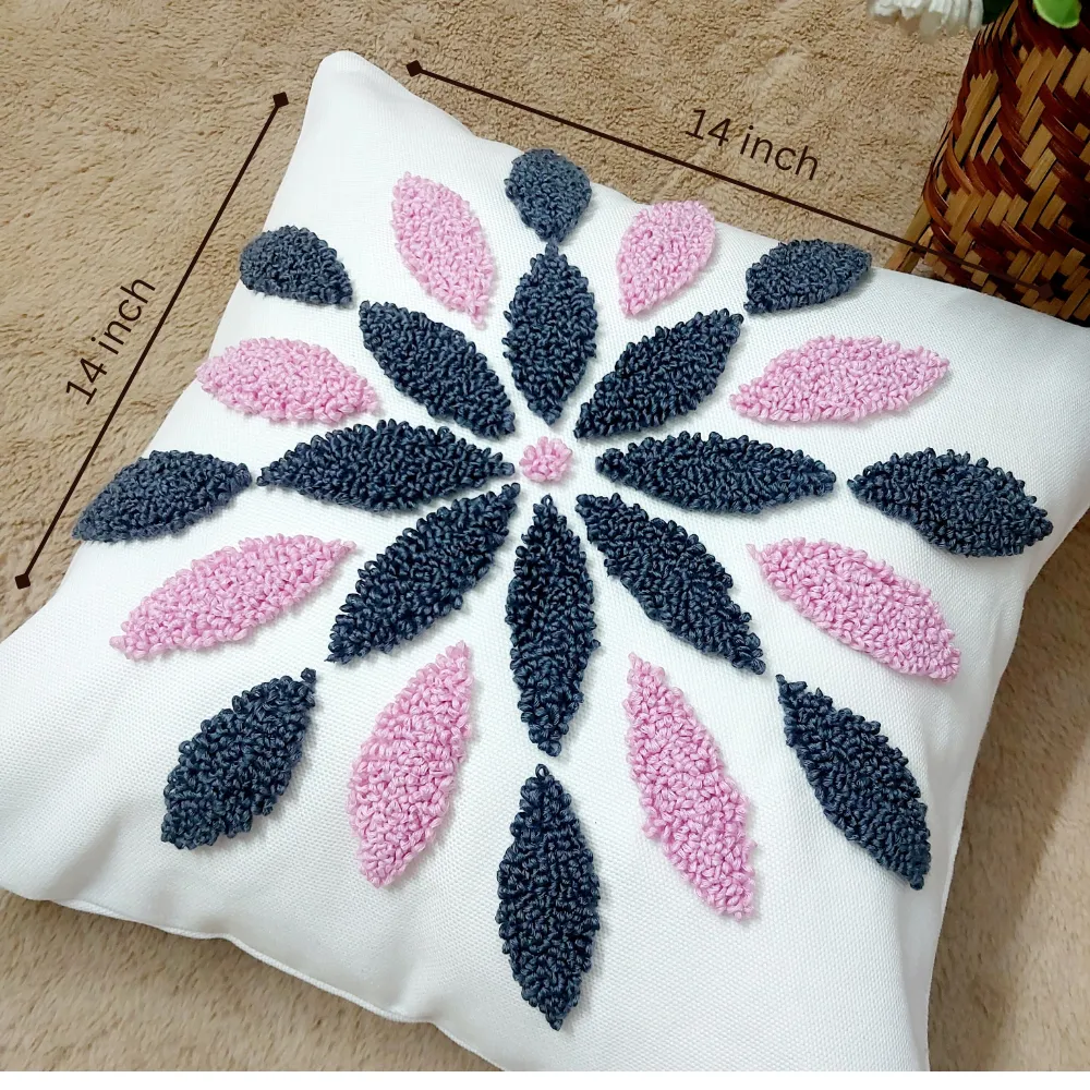 ২টি কুশন কভার - ১৪x১৪ ইঞ্চি - Image 2