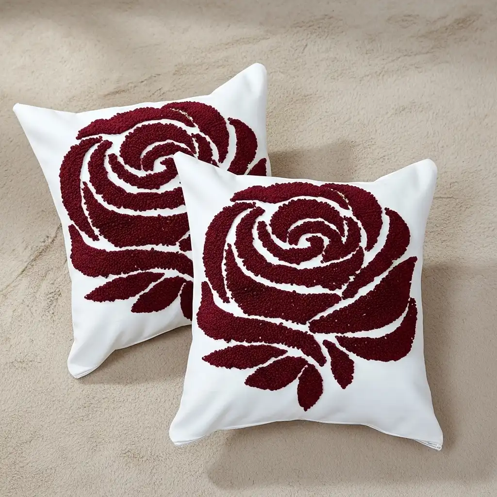 ২টি কুশন কভার - ১৪x১৪ ইঞ্চি