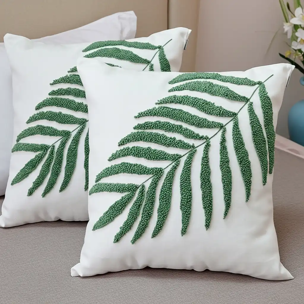 ২টি কুশন কভার - ১৪x১৪ ইঞ্চি