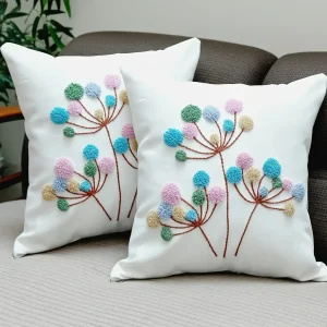 ২টি কুশন কভার - ১৪x১৪ ইঞ্চি