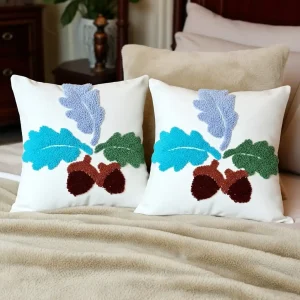 ২টি কুশন কভার - ১৪x১৪ ইঞ্চি