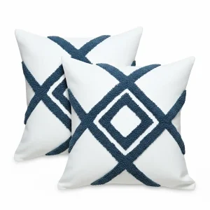 ২টি কুশন কভার - ১৪x১৪ ইঞ্চি