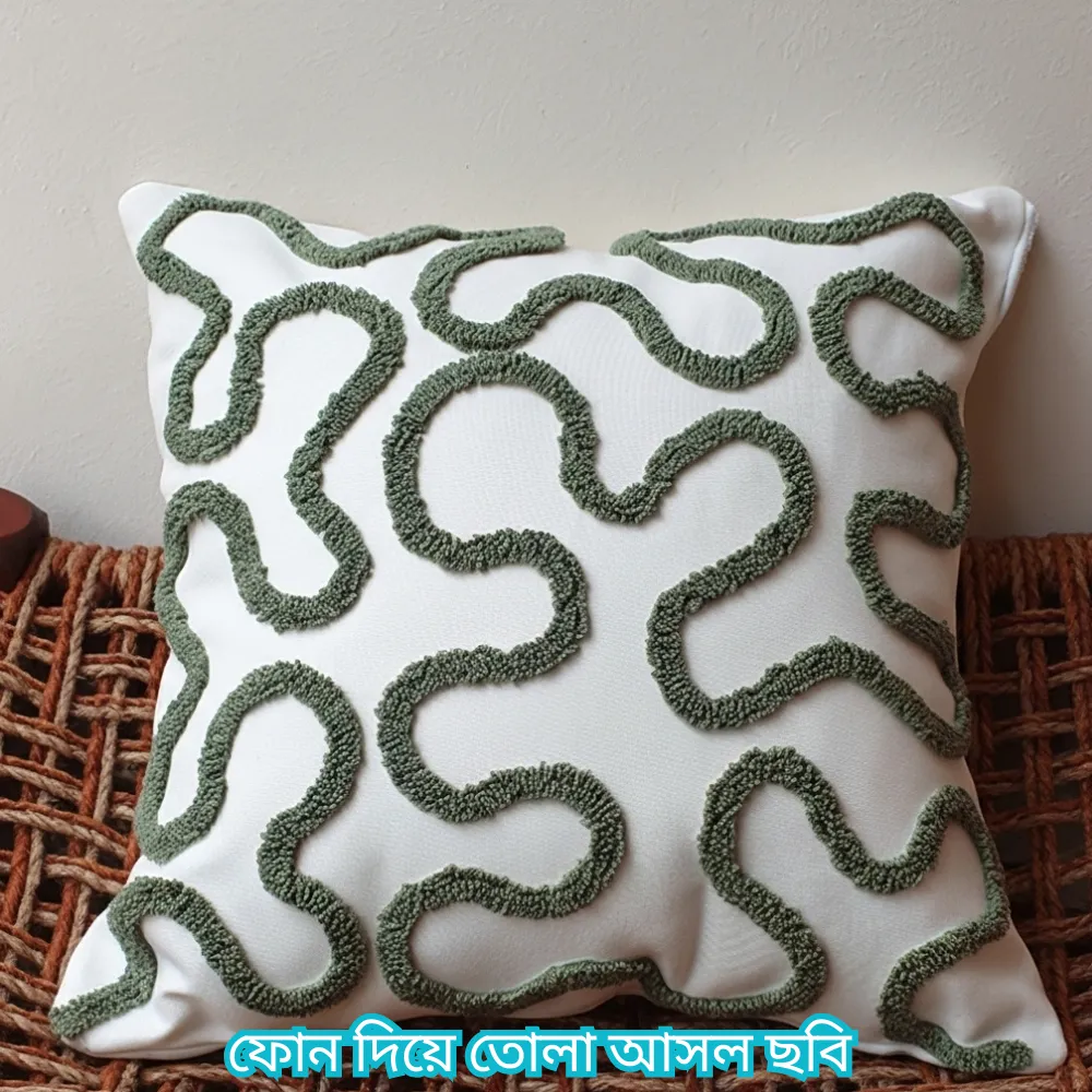 ২টি কুশন কভার - ১৪x১৪ ইঞ্চি - Image 3