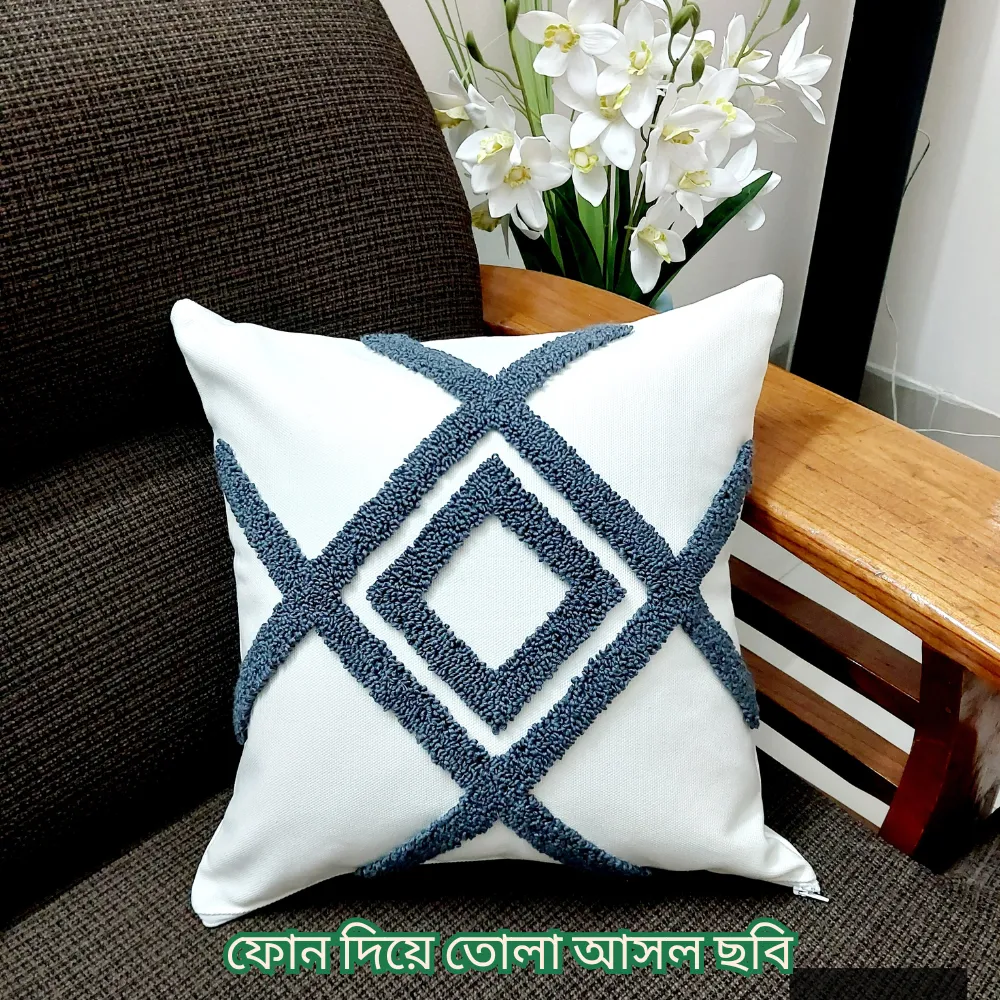 ২টি কুশন কভার - ১৪x১৪ ইঞ্চি - Image 3