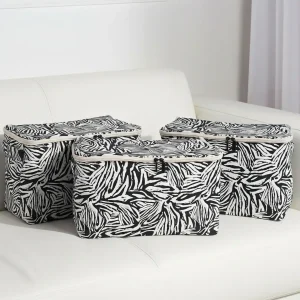 ৩টি বড় সাইজের ঢাকনাসহ প্রিন্টেড বাস্কেট