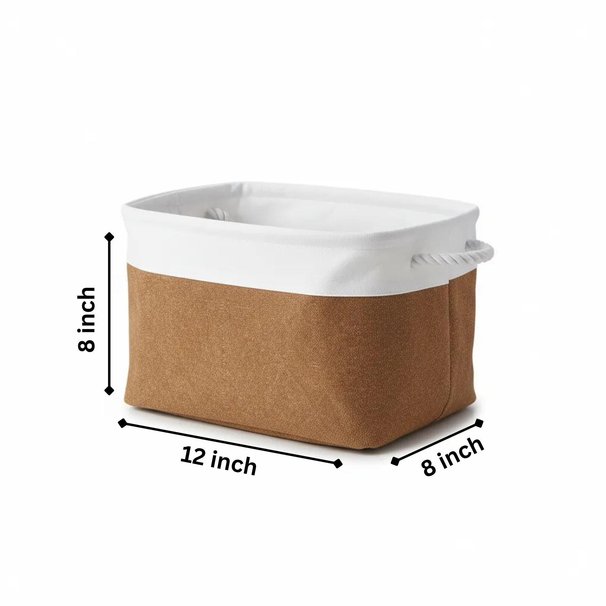 ৩টি মাঝারি সাইজের ফোল্ডেবল স্টোরেজ বাস্কেট - Image 3