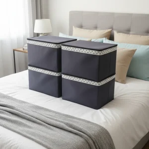 ৪টি বড় সাইজের ঢাকনাসহ প্রিন্টেড বাস্কেট