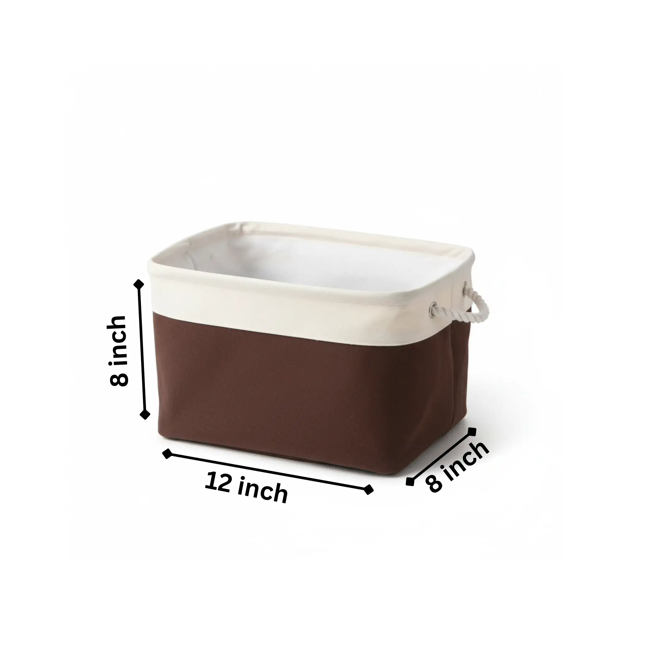 ৩টি মাঝারি সাইজের ফোল্ডেবল স্টোরেজ বাস্কেট - Image 3