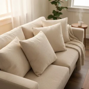 কর্ড কাপড়ের কুশন কভার